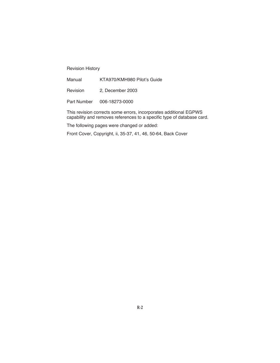 BendixKing KMH 920 System KMH 980 User Manual | Page 4 / 73
