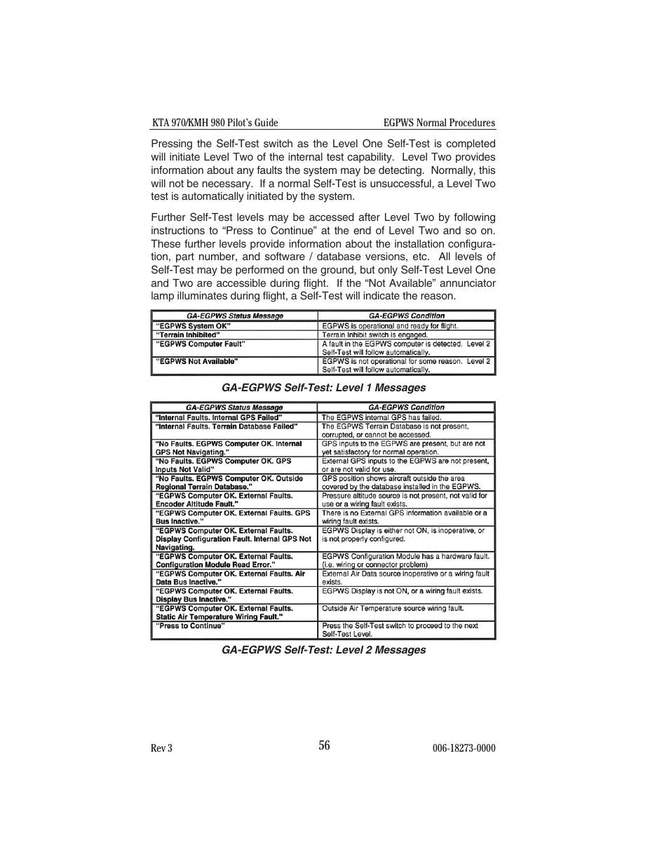 BendixKing KMH 920 System KMH 980 User Manual | Page 64 / 73