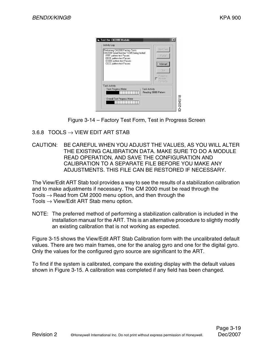 8 tools → view edit art stab | BendixKing KPA 900 System RDR-2000 User Manual | Page 39 / 46