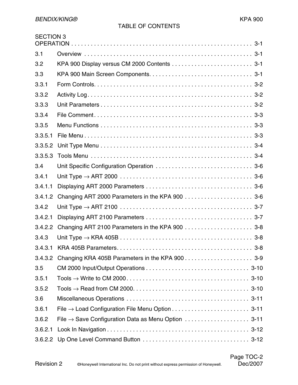BendixKing KPA 900 System RDR-2000 User Manual | Page 8 / 46