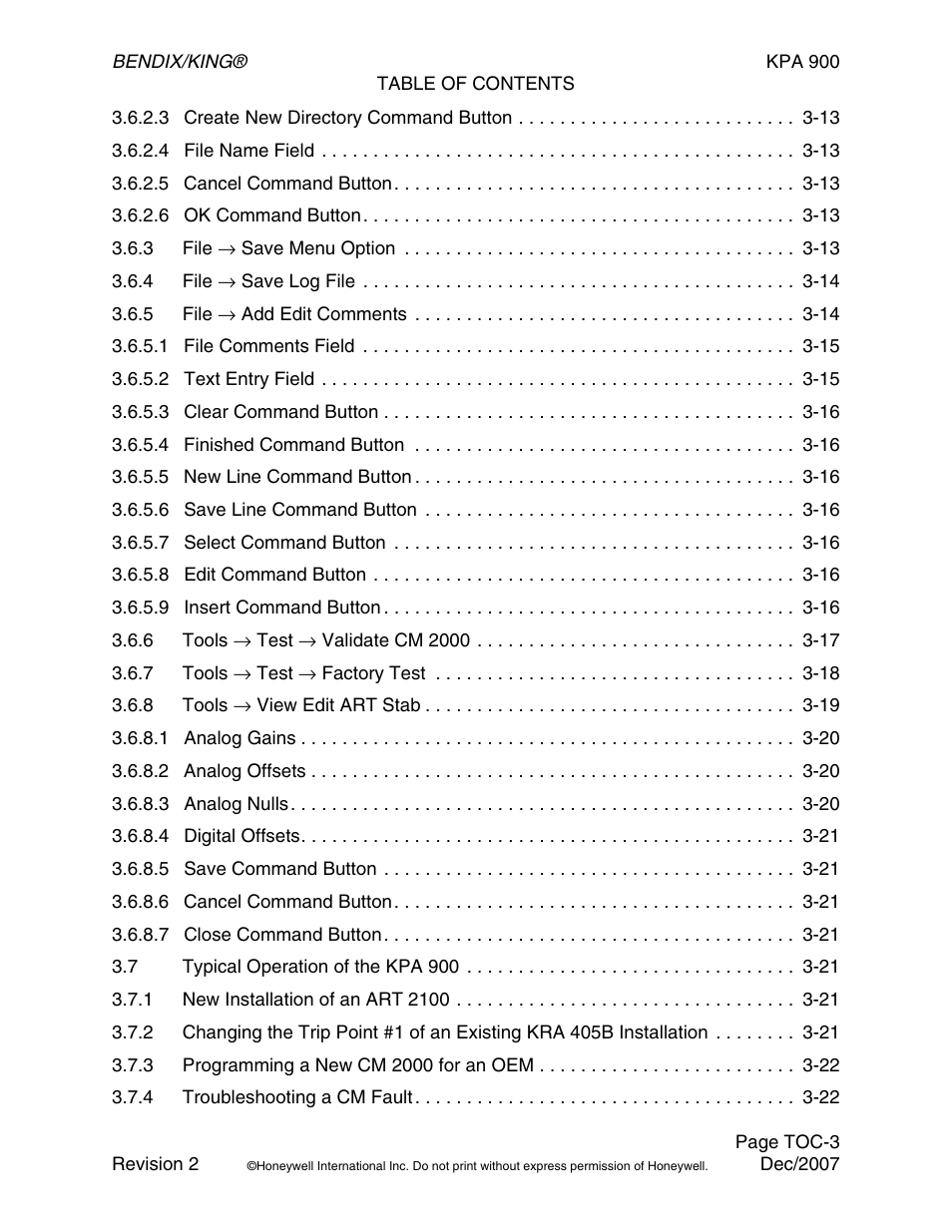 BendixKing KPA 900 System RDR-2000 User Manual | Page 9 / 46
