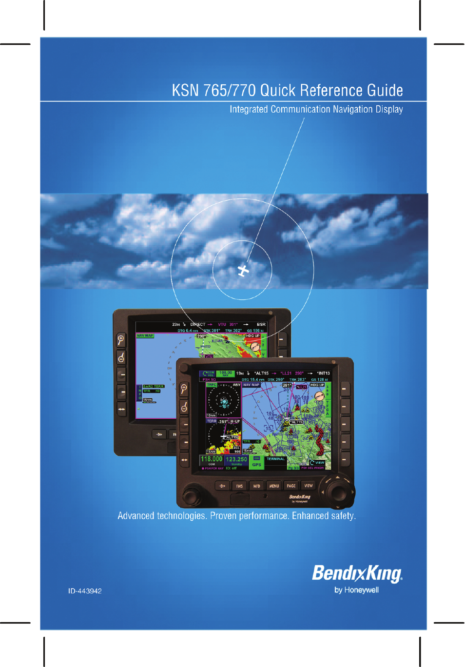 BendixKing KSN 770 - Quick Reference Guide User Manual | 64 pages