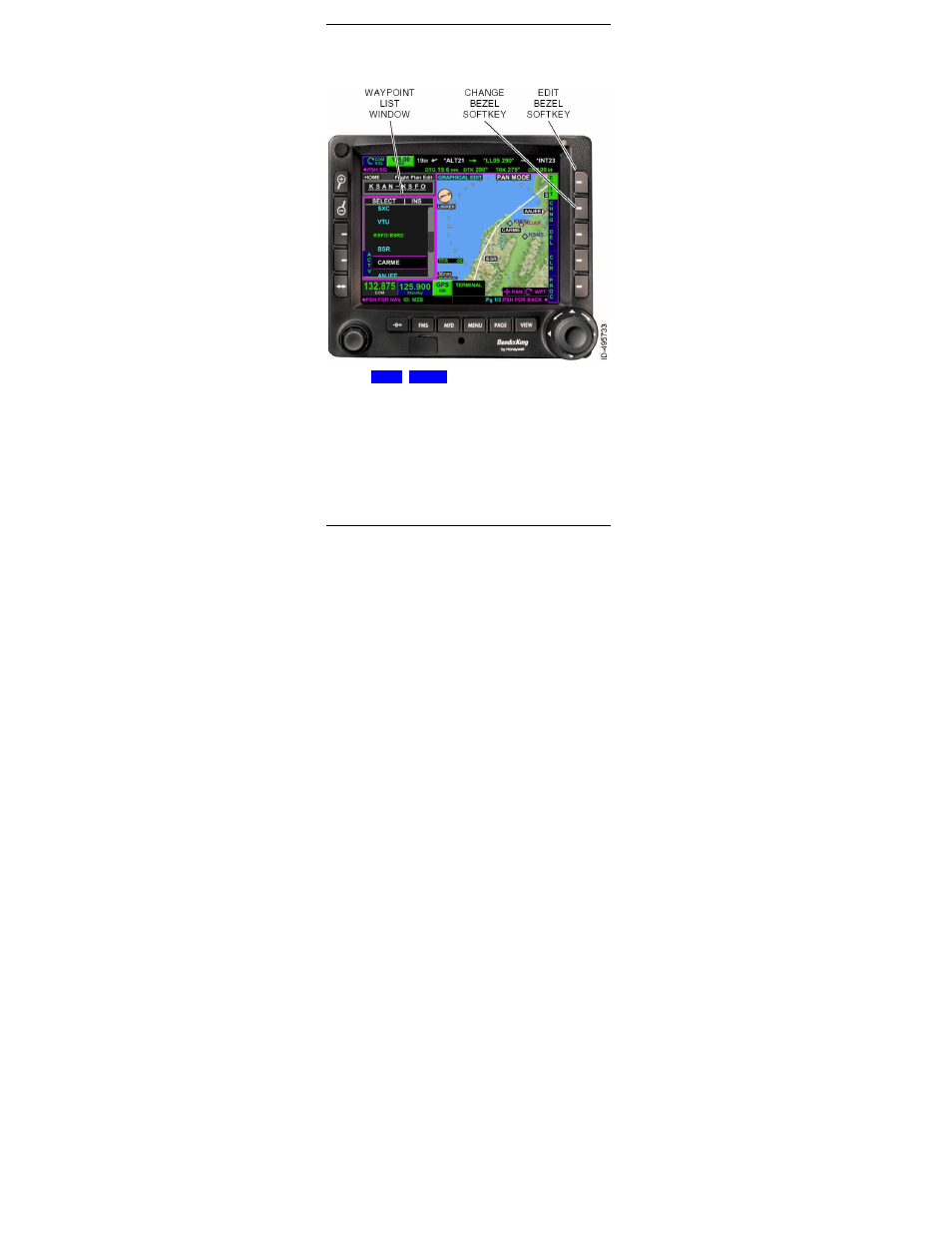 Change a waypoint | BendixKing KSN 770 - Quick Reference Guide User Manual | Page 23 / 64