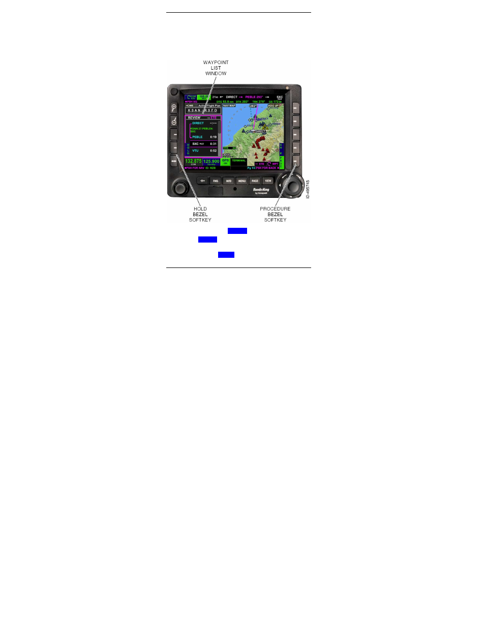 Modify or delete an existing hold | BendixKing KSN 770 - Quick Reference Guide User Manual | Page 39 / 64