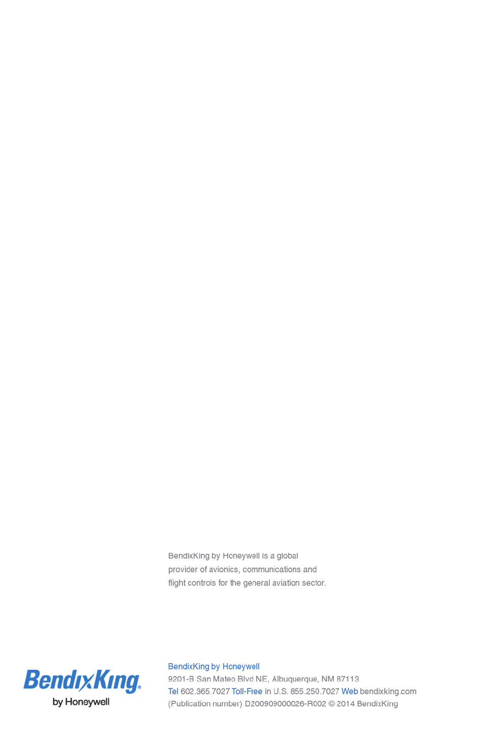 BendixKing KSN 770 - Quick Reference Guide User Manual | Page 64 / 64