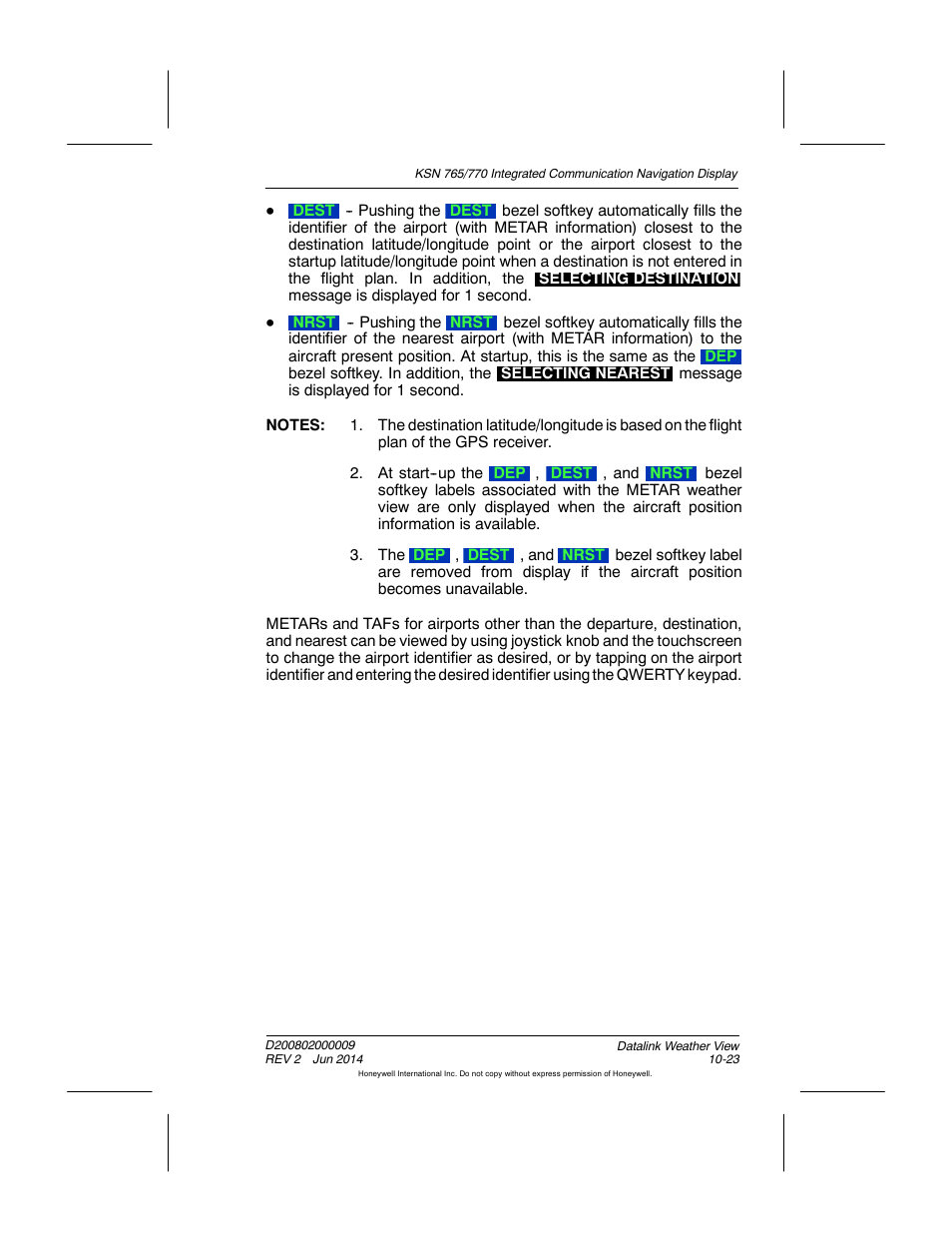 BendixKing KSN 770 - Pilots Guide User Manual | Page 213 / 467