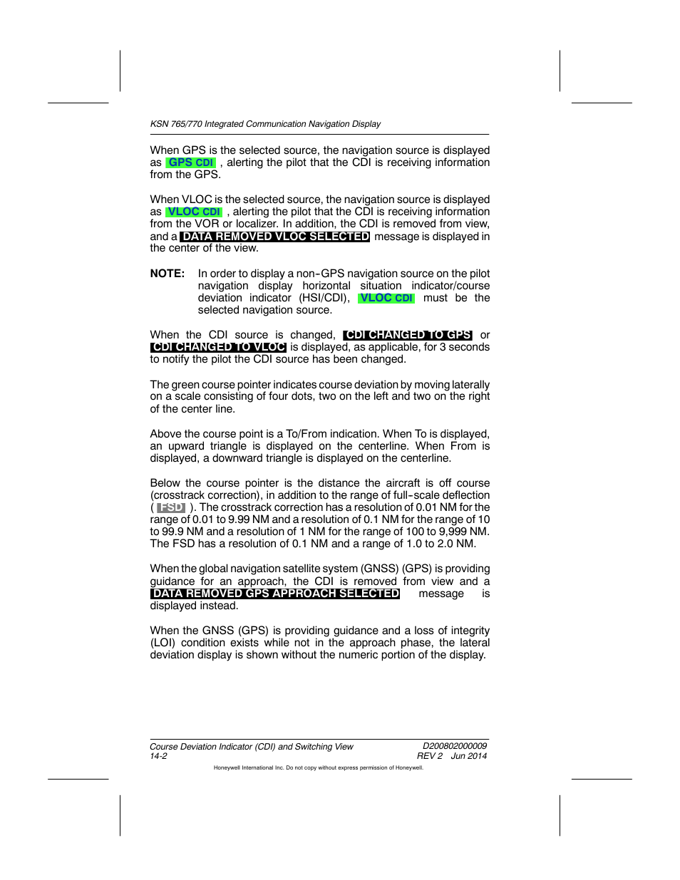 BendixKing KSN 770 - Pilots Guide User Manual | Page 269 / 467