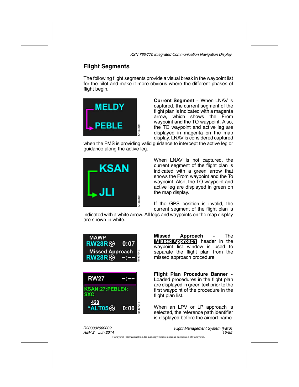 Flight segments | BendixKing KSN 770 - Pilots Guide User Manual | Page 358 / 467