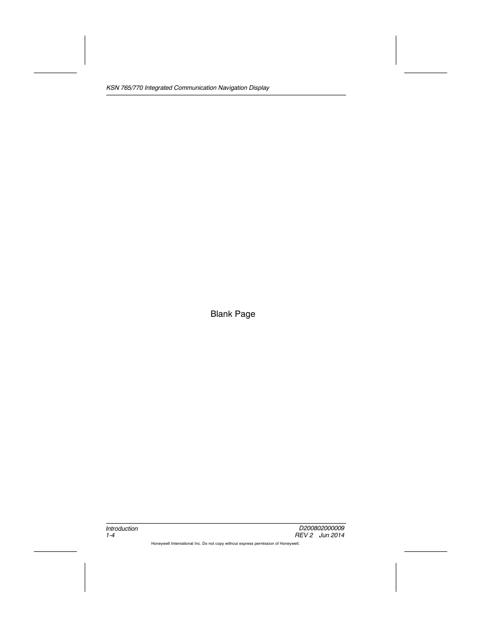 Blank page | BendixKing KSN 770 - Pilots Guide User Manual | Page 37 / 467