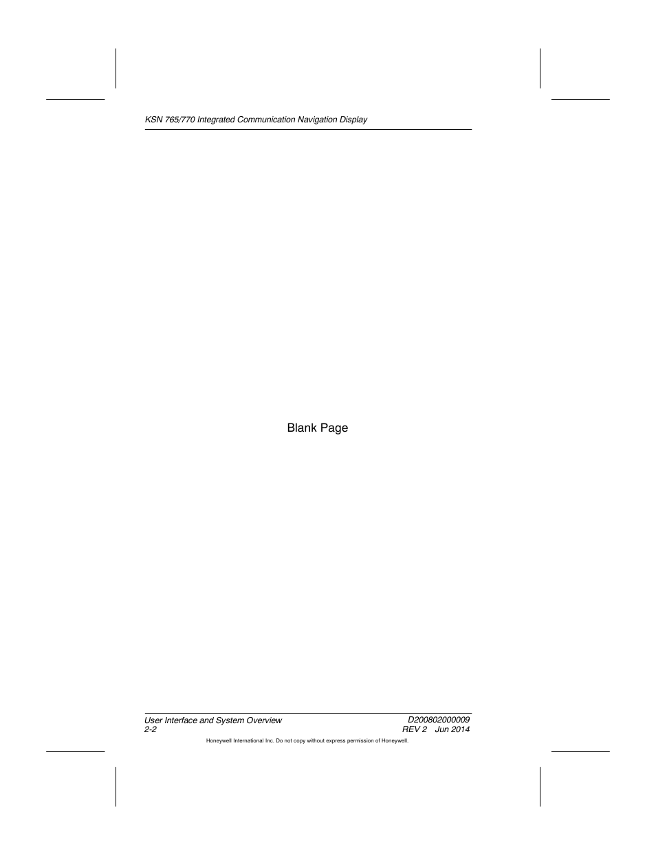 Blank page | BendixKing KSN 770 - Pilots Guide User Manual | Page 39 / 467