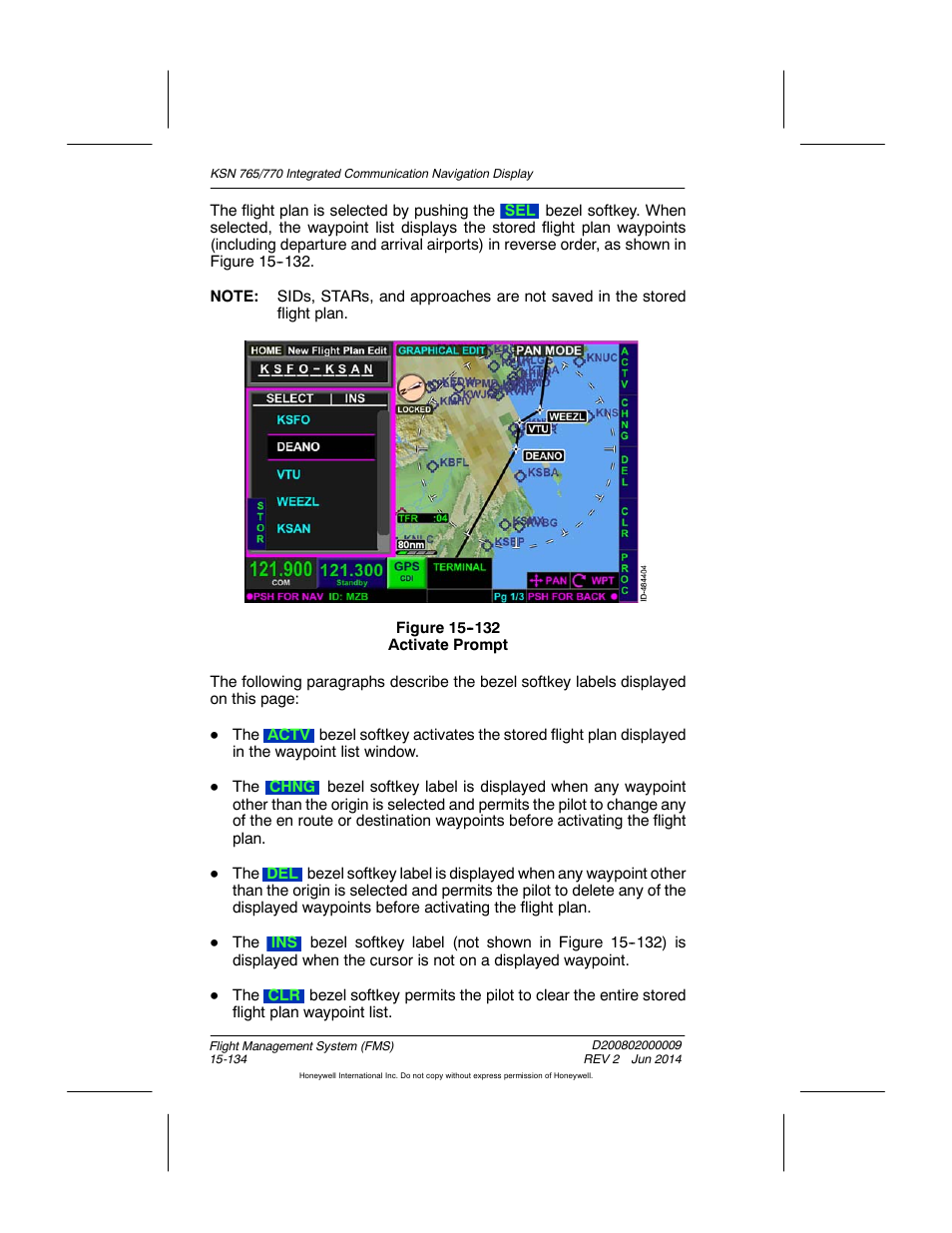 Figure 15-132 activate prompt | BendixKing KSN 770 - Pilots Guide User Manual | Page 407 / 467
