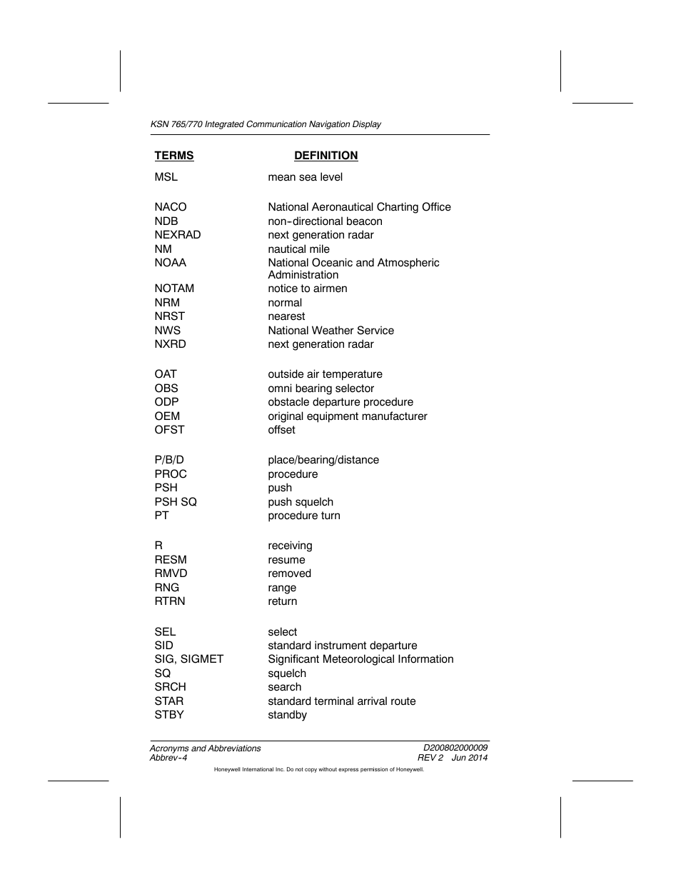 BendixKing KSN 770 - Pilots Guide User Manual | Page 449 / 467