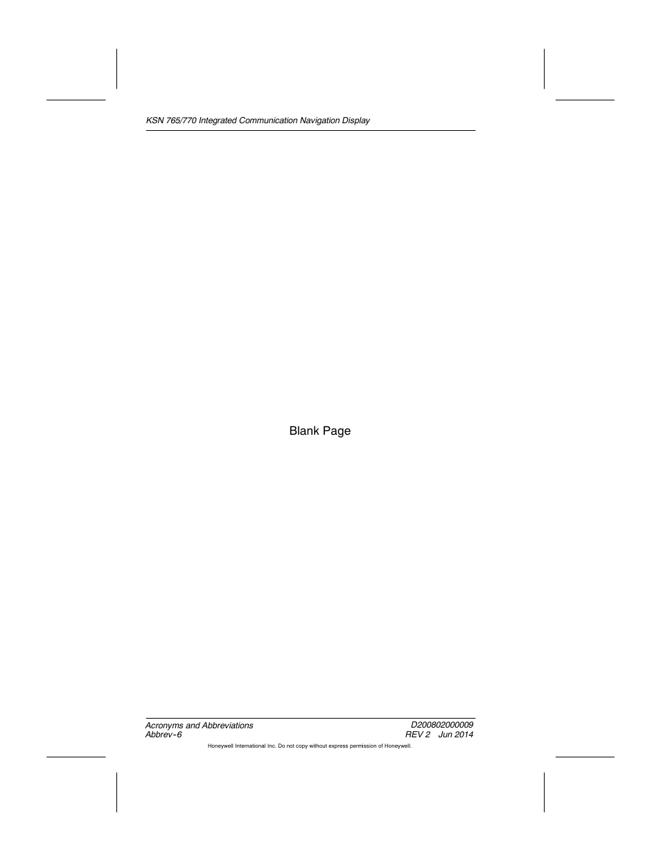 Blank page | BendixKing KSN 770 - Pilots Guide User Manual | Page 451 / 467