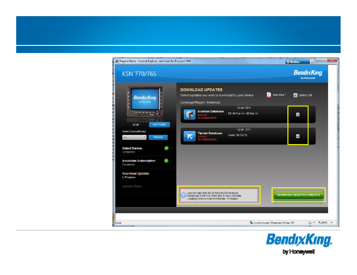 Downloading free database - cont | BendixKing KSN 770 - Pilots Guide User Manual | Page 28 / 73