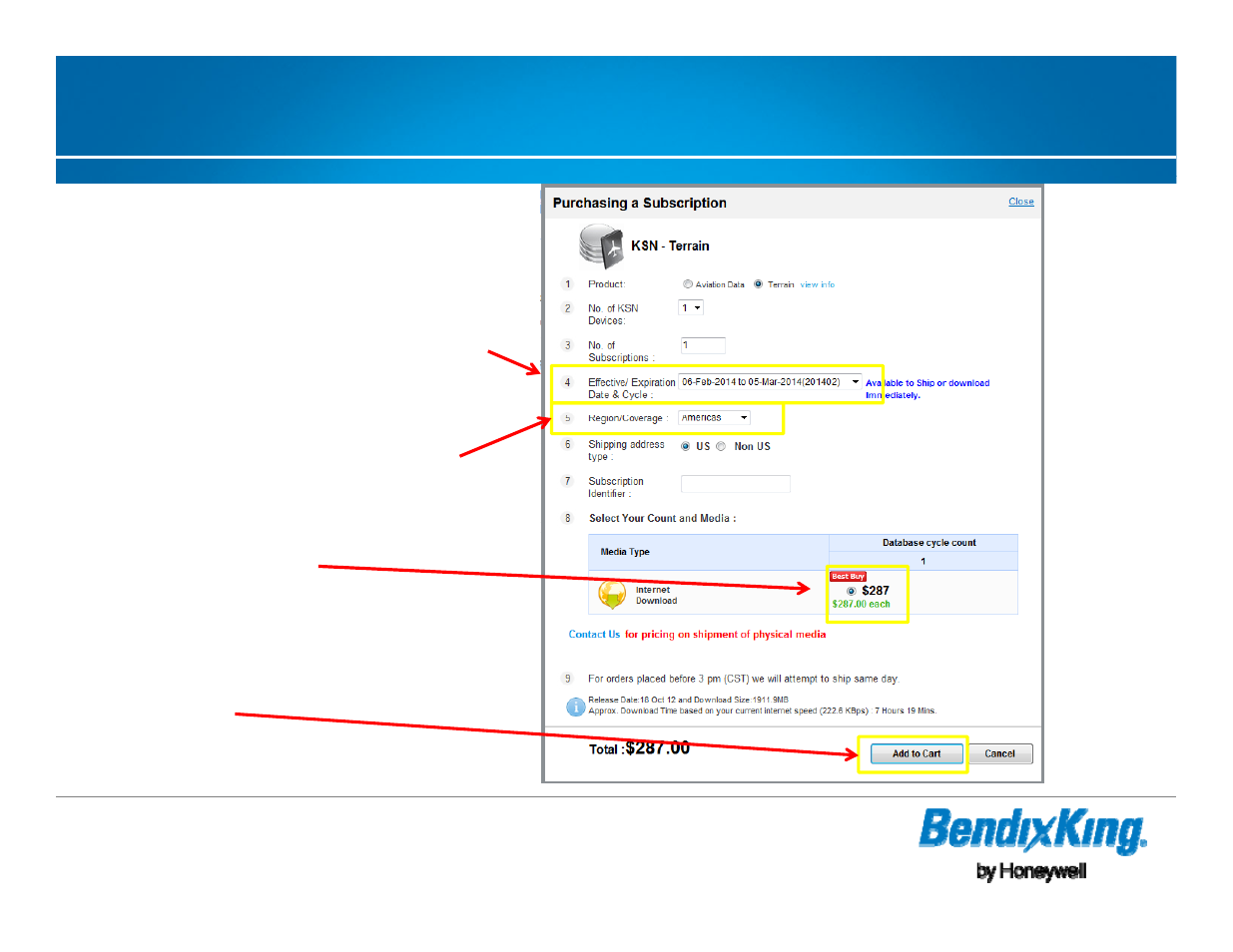 Purchasing new database - cont | BendixKing KSN 770 - Pilots Guide User Manual | Page 37 / 73