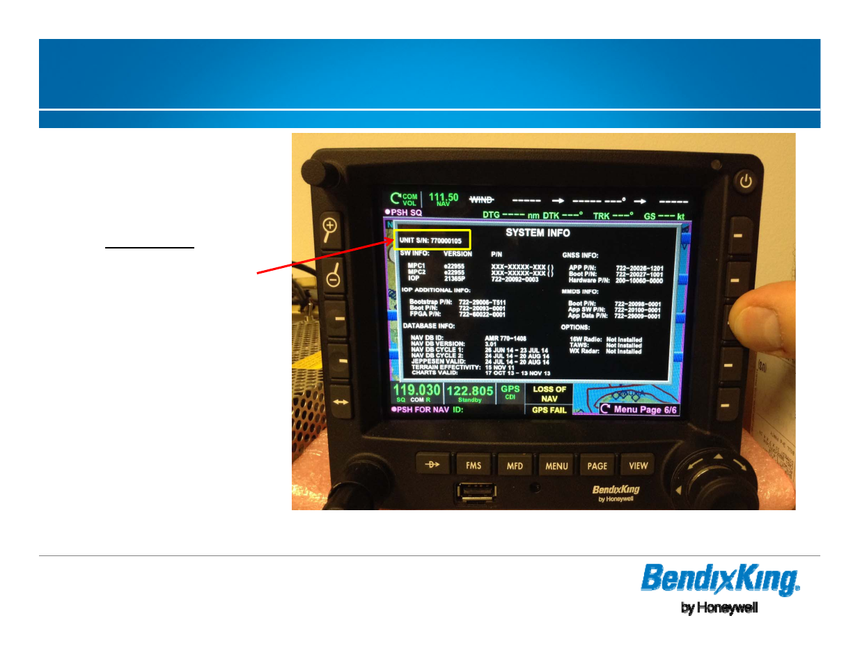 Registering ksn unit - cont | BendixKing KSN 770 - Pilots Guide User Manual | Page 5 / 73