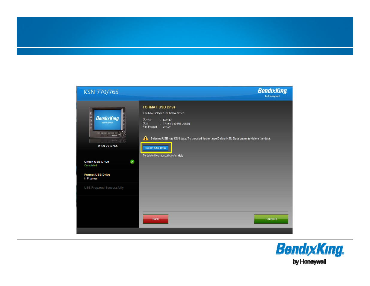 Download and install purchased database - cont | BendixKing KSN 770 - Pilots Guide User Manual | Page 60 / 73