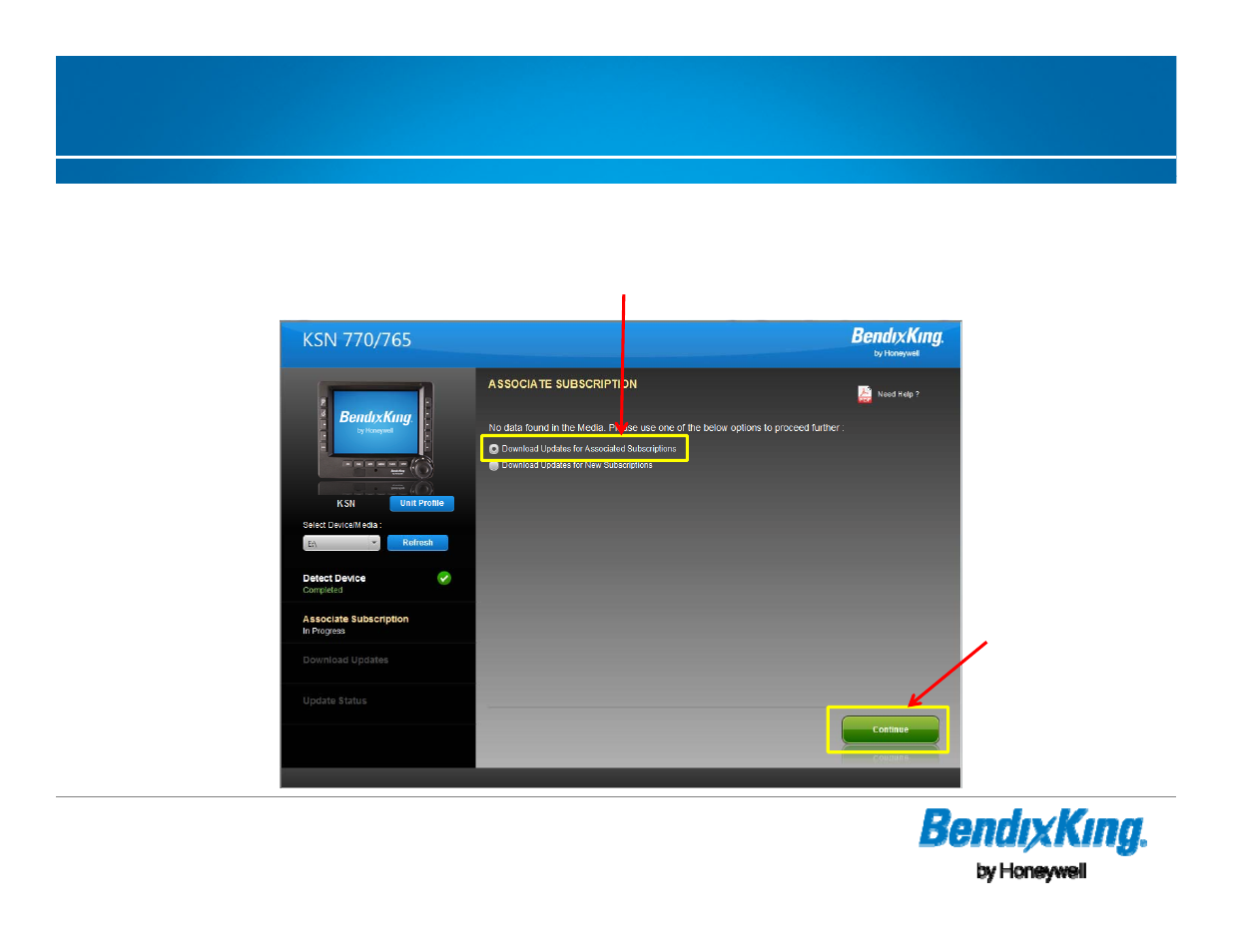Download and install purchased database - cont | BendixKing KSN 770 - Pilots Guide User Manual | Page 62 / 73