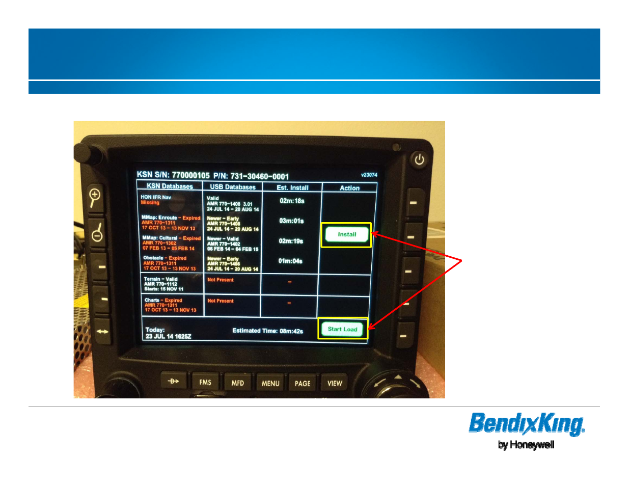 Download and install purchased database - cont | BendixKing KSN 770 - Pilots Guide User Manual | Page 70 / 73