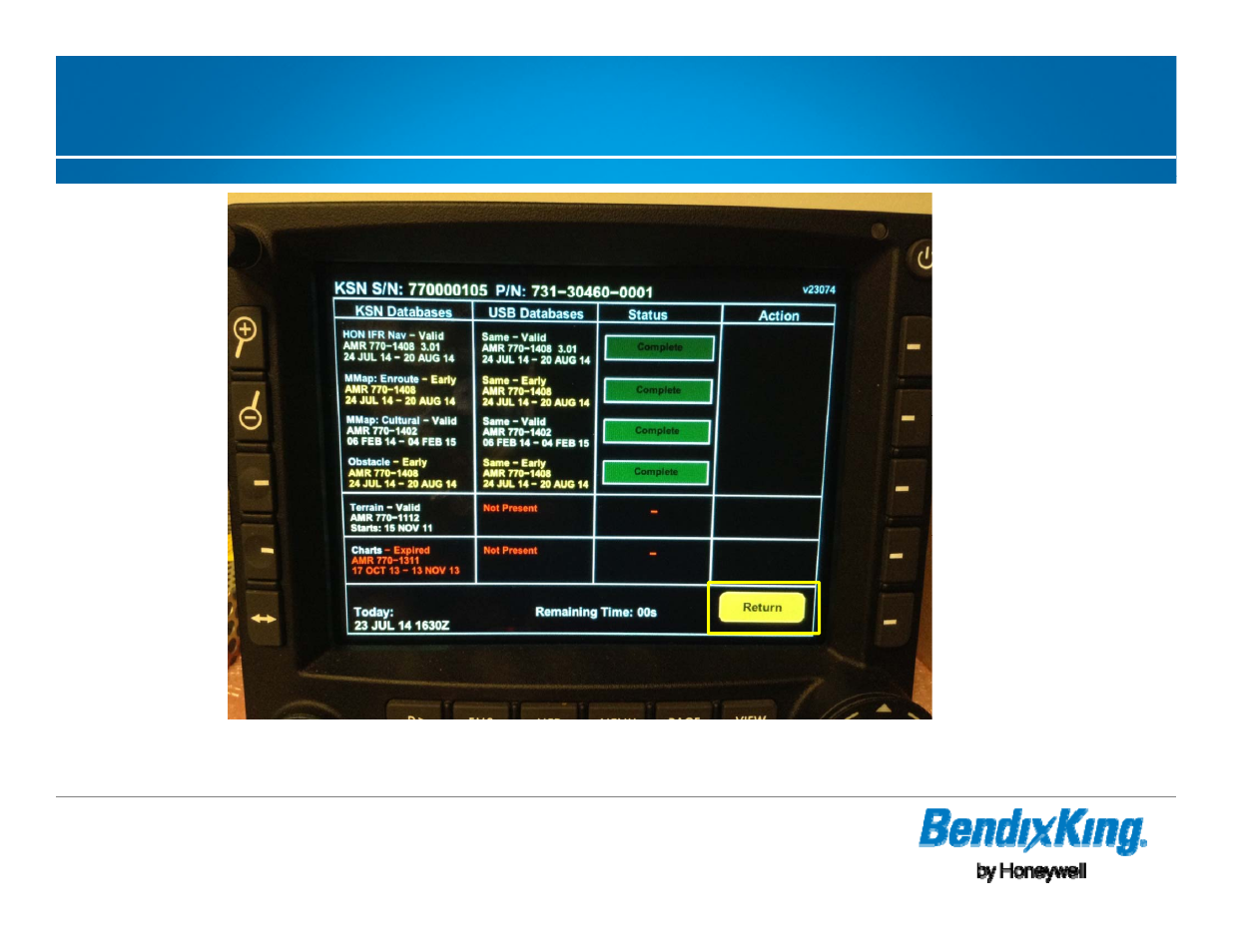 Download and install purchased database - cont | BendixKing KSN 770 - Pilots Guide User Manual | Page 72 / 73