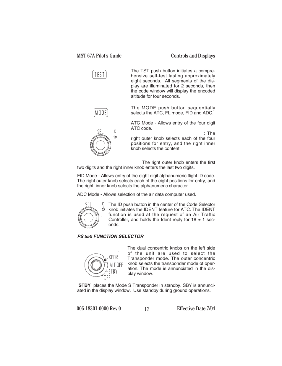 BendixKing MST 67A User Manual | Page 21 / 27