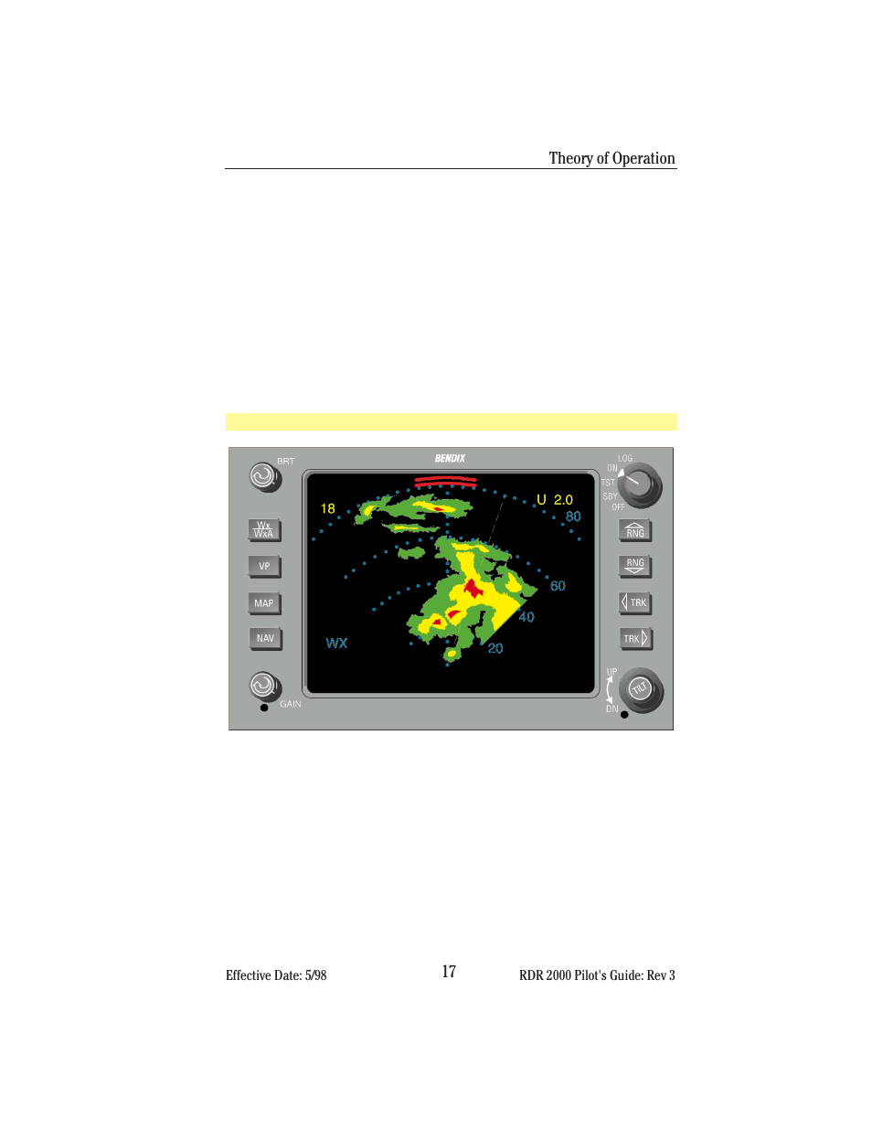 Target alert | BendixKing IN-182A System RDR-2000 User Manual | Page 21 / 71