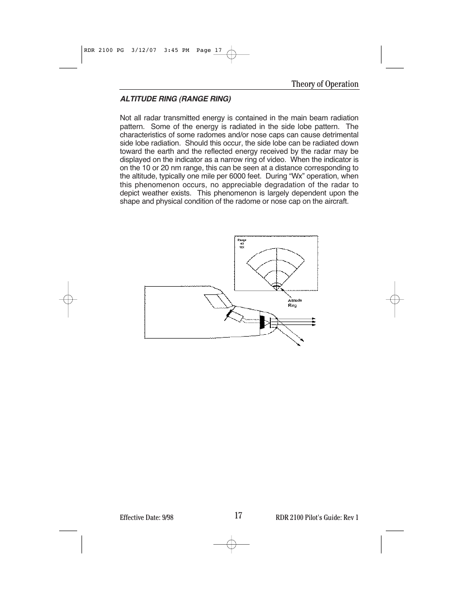 BendixKing IN-862A System RDR-2100 User Manual | Page 21 / 74