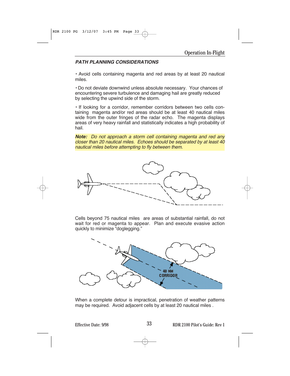 BendixKing IN-862A System RDR-2100 User Manual | Page 37 / 74