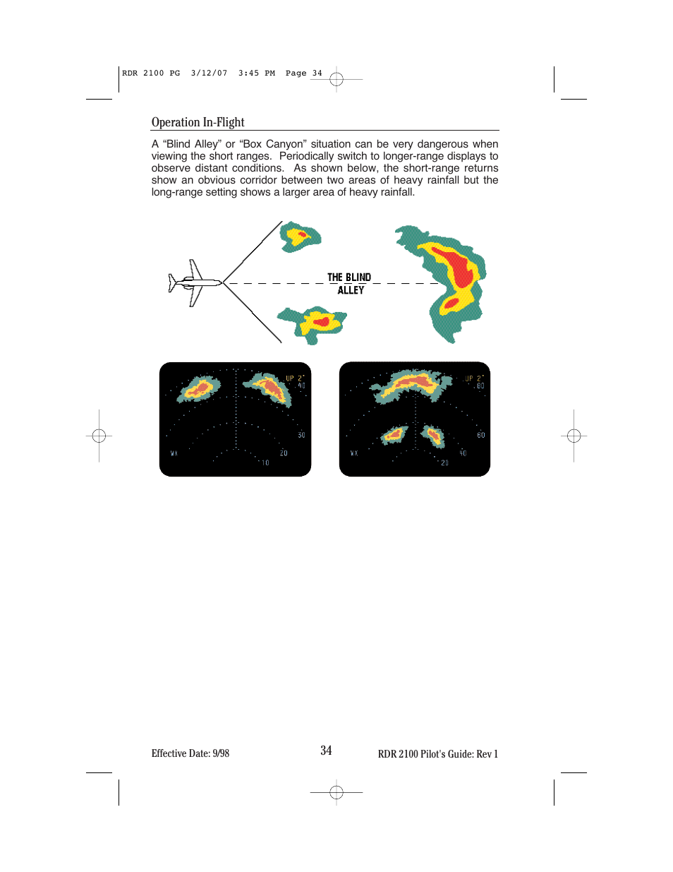 BendixKing IN-862A System RDR-2100 User Manual | Page 38 / 74