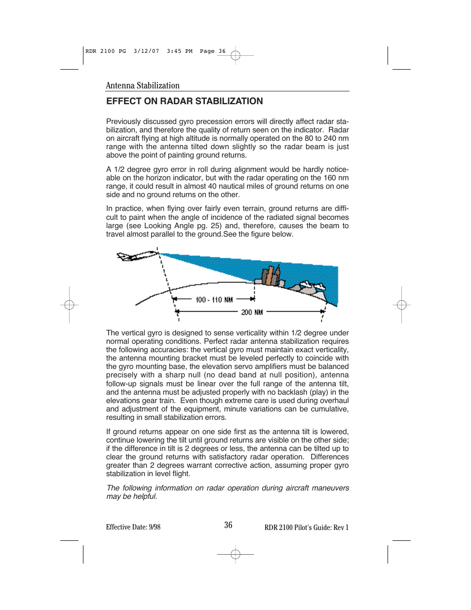 BendixKing IN-862A System RDR-2100 User Manual | Page 40 / 74