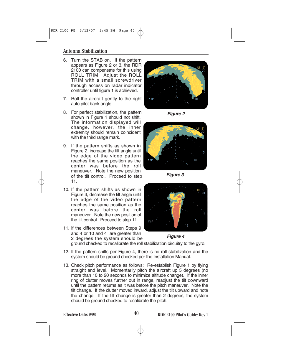 BendixKing IN-862A System RDR-2100 User Manual | Page 44 / 74