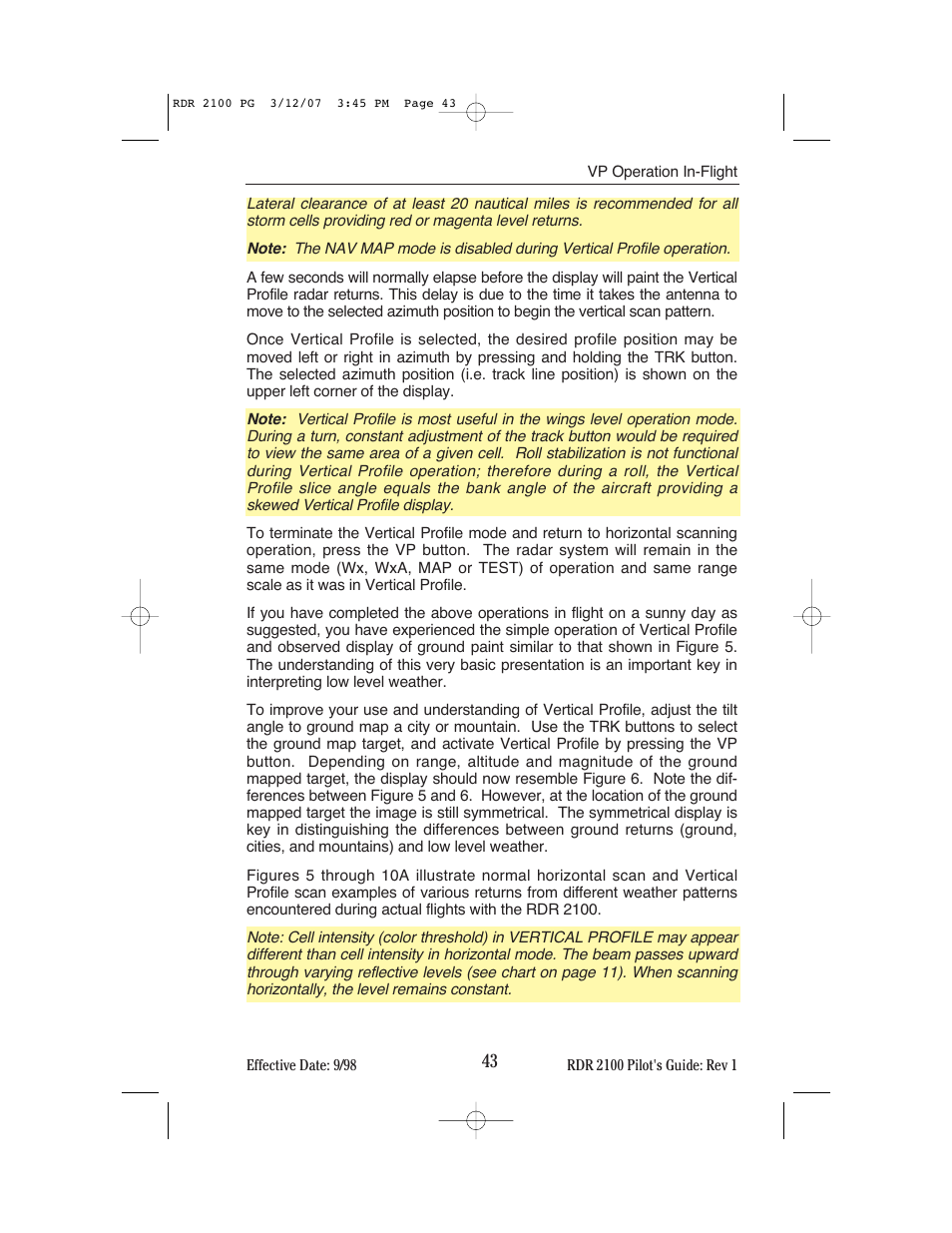 BendixKing IN-862A System RDR-2100 User Manual | Page 47 / 74