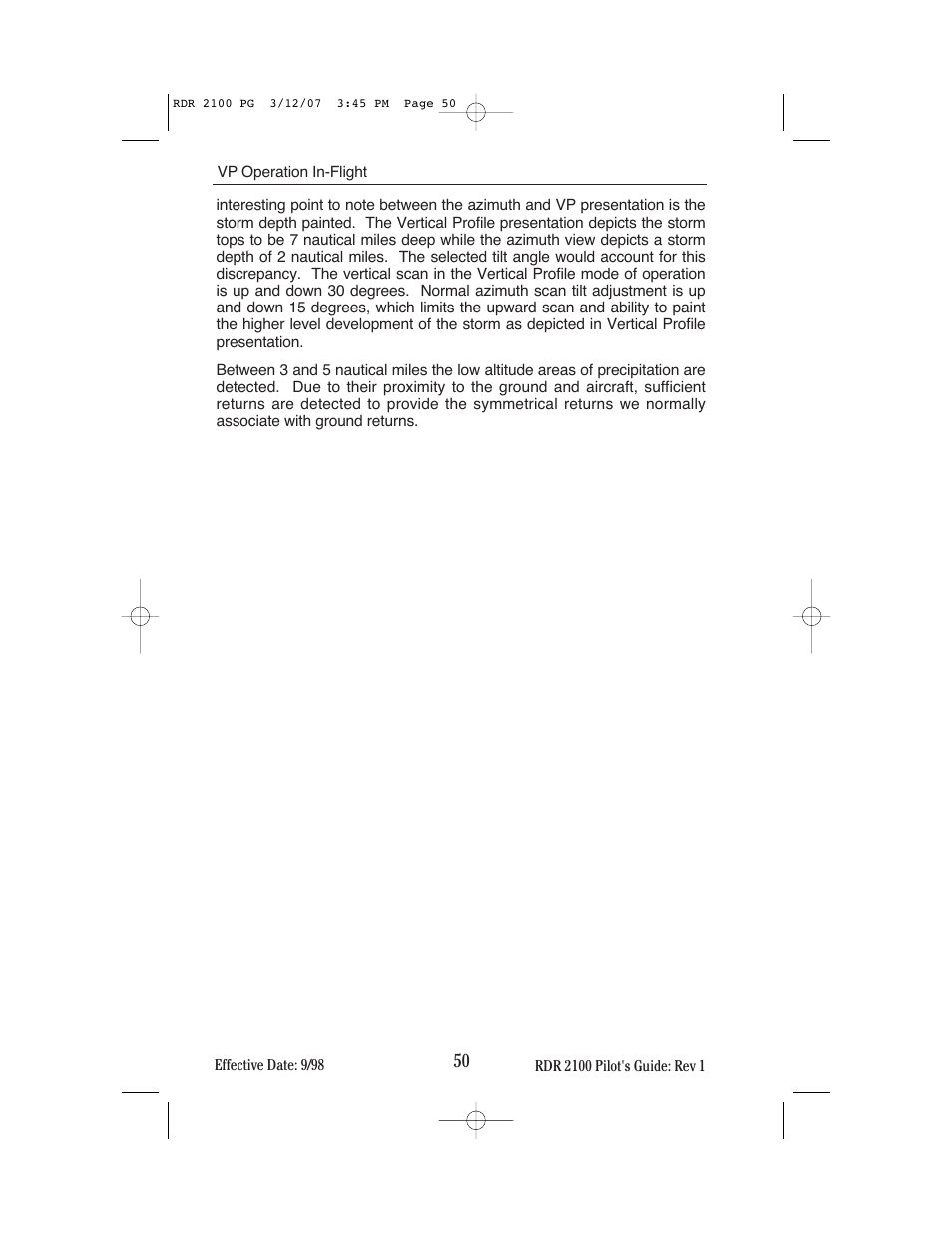 BendixKing IN-862A System RDR-2100 User Manual | Page 54 / 74
