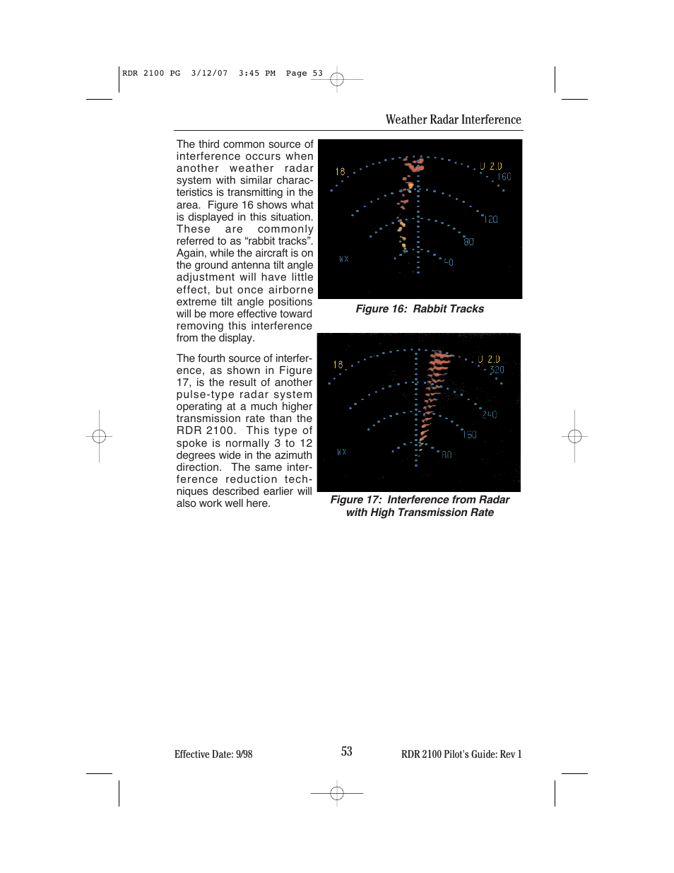 BendixKing IN-862A System RDR-2100 User Manual | Page 57 / 74