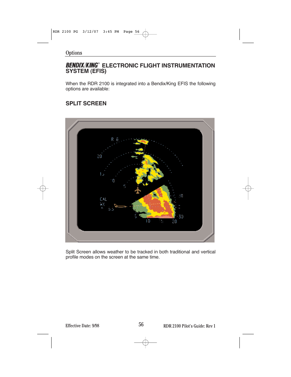 BendixKing IN-862A System RDR-2100 User Manual | Page 60 / 74