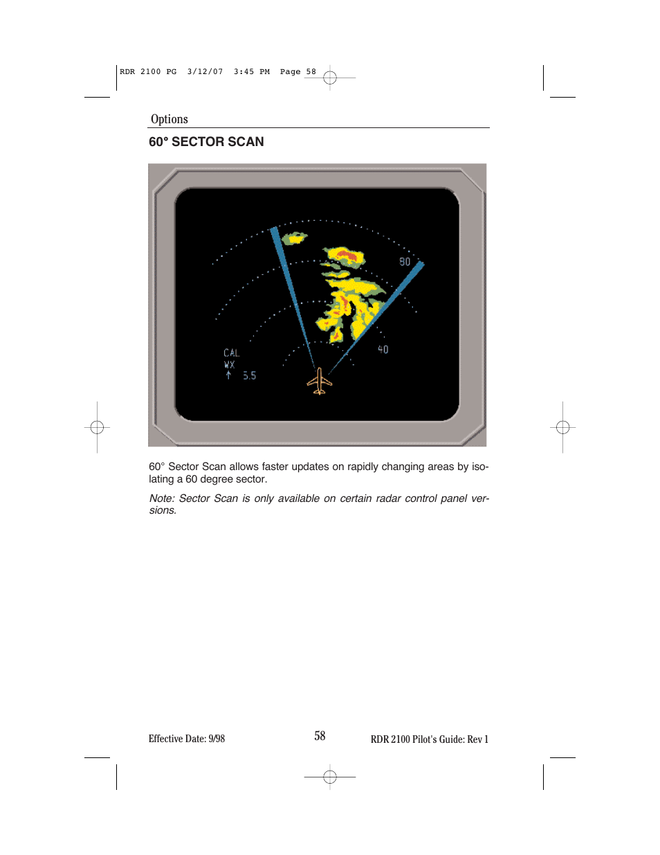 BendixKing IN-862A System RDR-2100 User Manual | Page 62 / 74