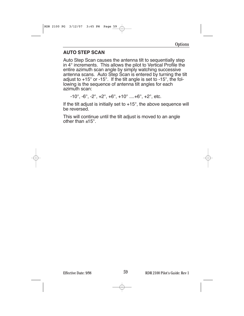 BendixKing IN-862A System RDR-2100 User Manual | Page 63 / 74