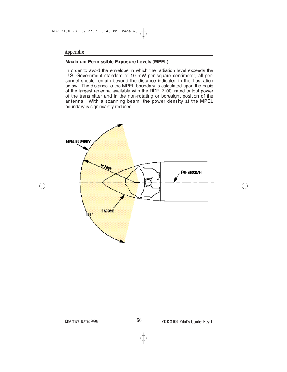 BendixKing IN-862A System RDR-2100 User Manual | Page 70 / 74