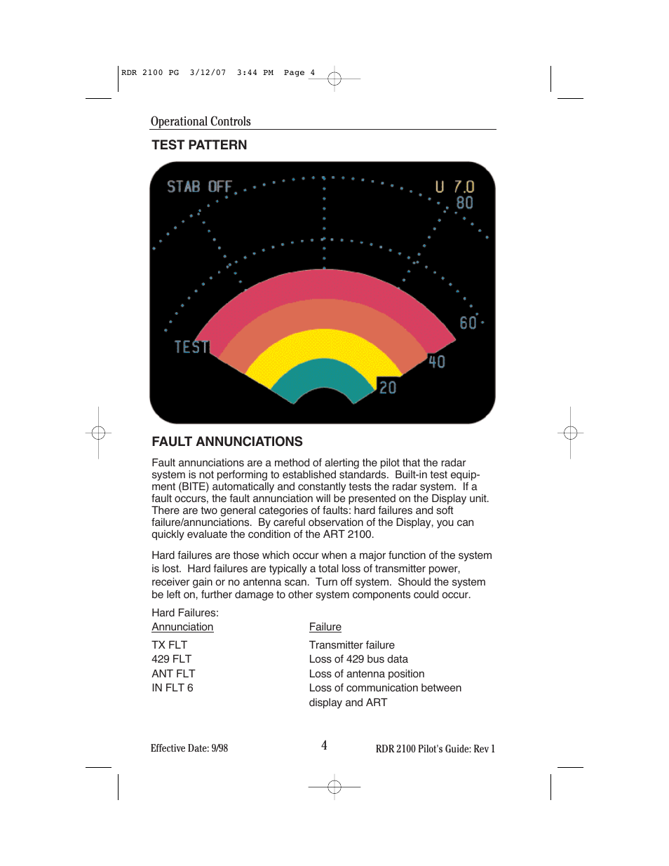 BendixKing IN-862A System RDR-2100 User Manual | Page 8 / 74