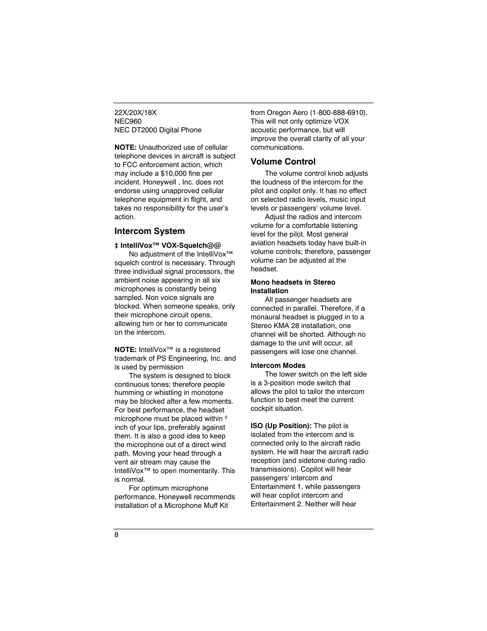 Silver crown plus pilot’s guide | BendixKing SILVER CROWN PLUS System SILVER CROWN PLUS User Manual | Page 12 / 60