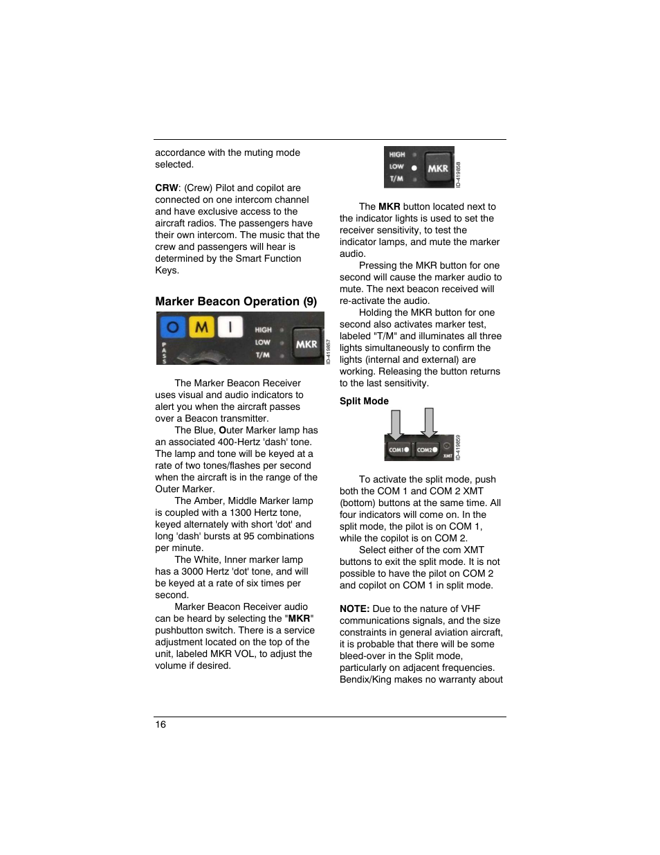 Silver crown plus pilot’s guide | BendixKing SILVER CROWN PLUS System SILVER CROWN PLUS User Manual | Page 20 / 60