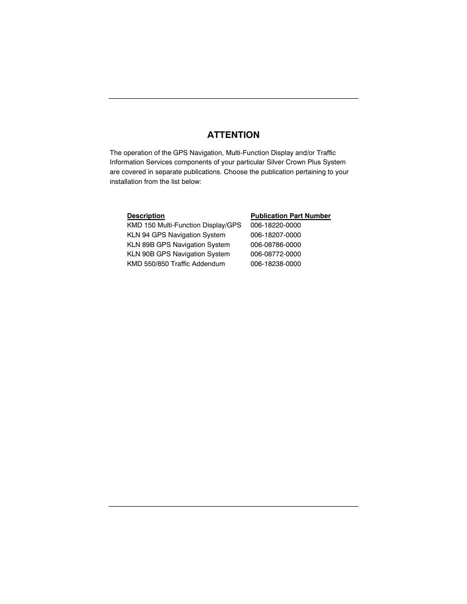 BendixKing SILVER CROWN PLUS System SILVER CROWN PLUS User Manual | Page 4 / 60