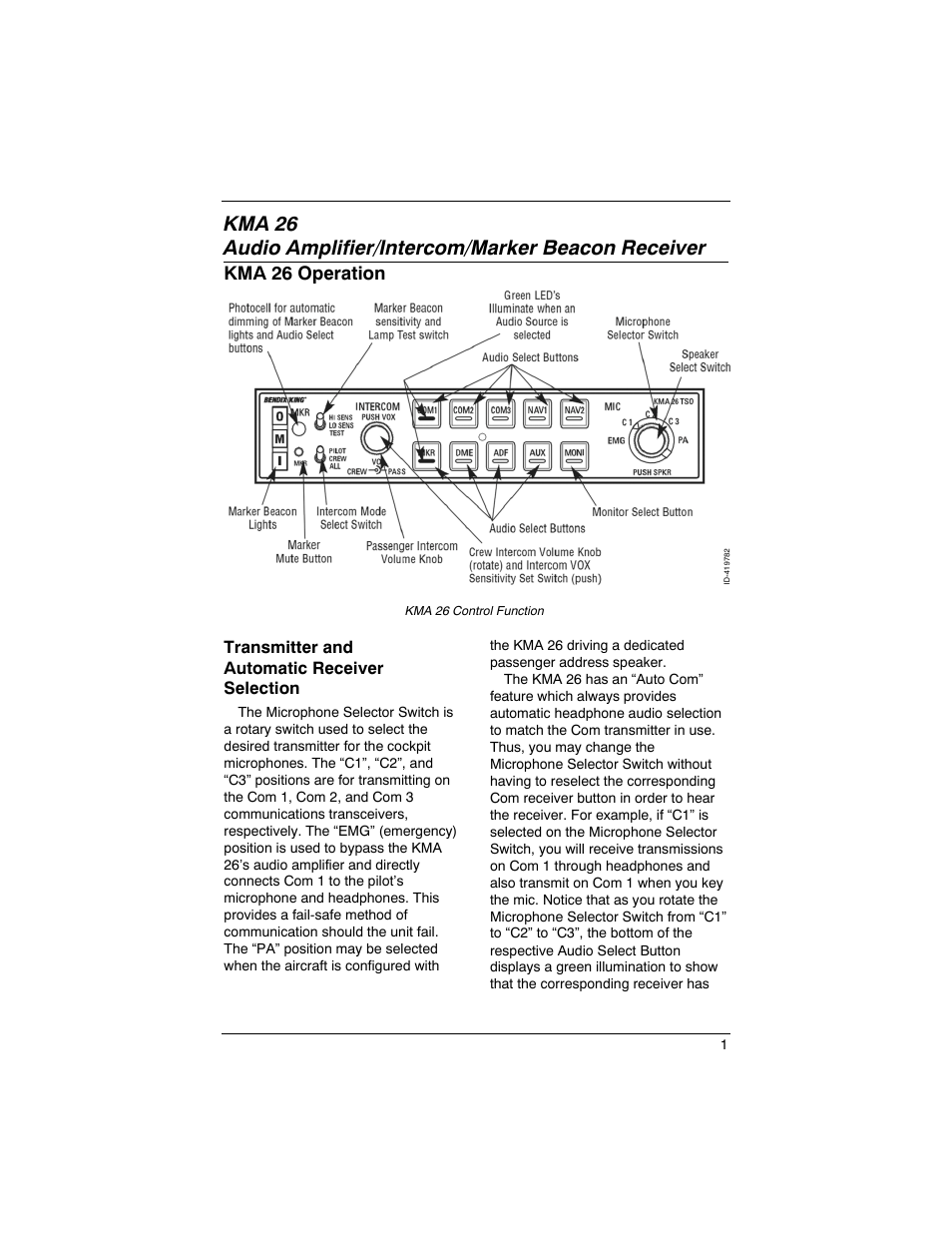 BendixKing SILVER CROWN PLUS System SILVER CROWN PLUS User Manual | Page 5 / 60