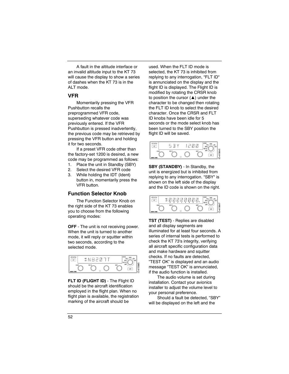 Silver crown plus pilot’s guide | BendixKing SILVER CROWN PLUS System SILVER CROWN PLUS User Manual | Page 56 / 60