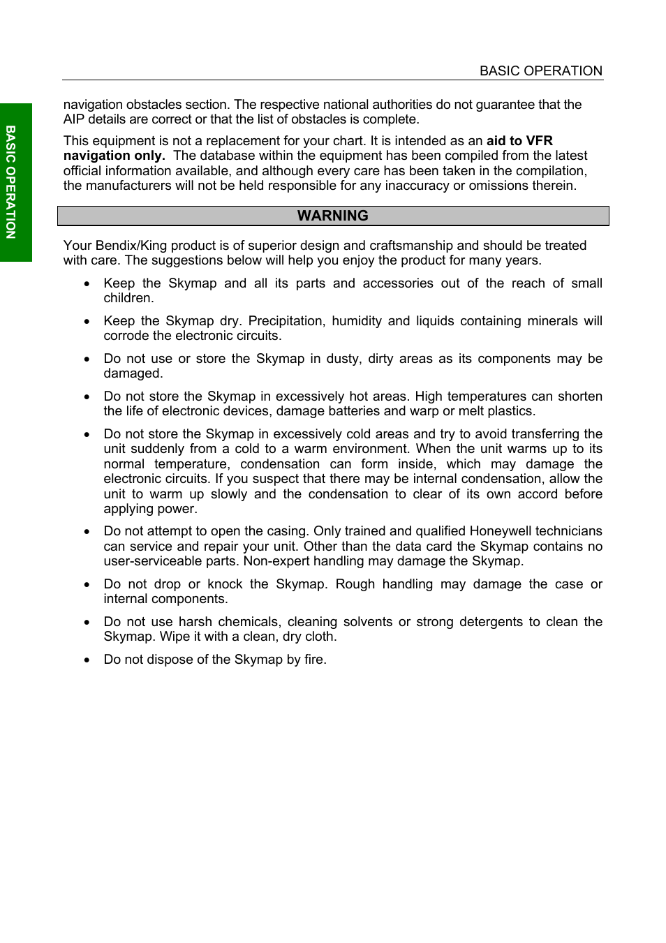 BendixKing SKYMAP IIIC User Manual | Page 11 / 155