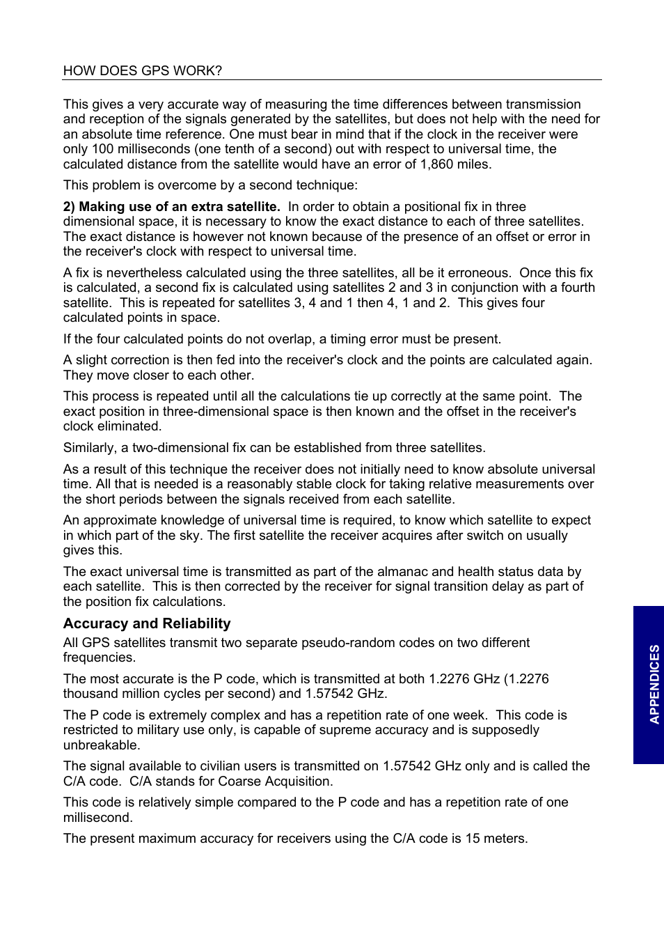 Accuracy and reliability | BendixKing SKYMAP IIIC User Manual | Page 133 / 155