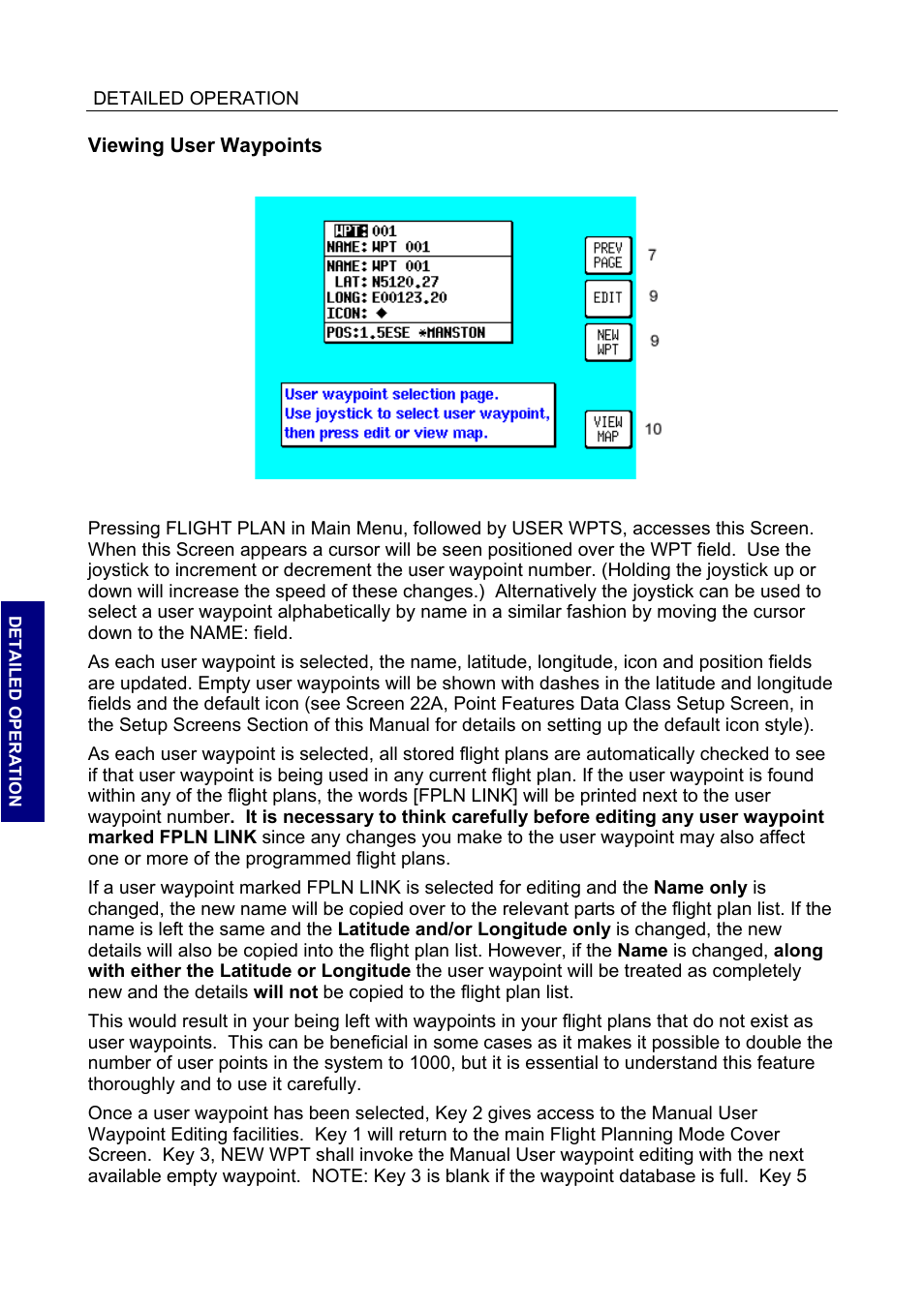 Viewing user waypoints, Viewing user waypoints 15 | BendixKing SKYMAP IIIC User Manual | Page 58 / 155