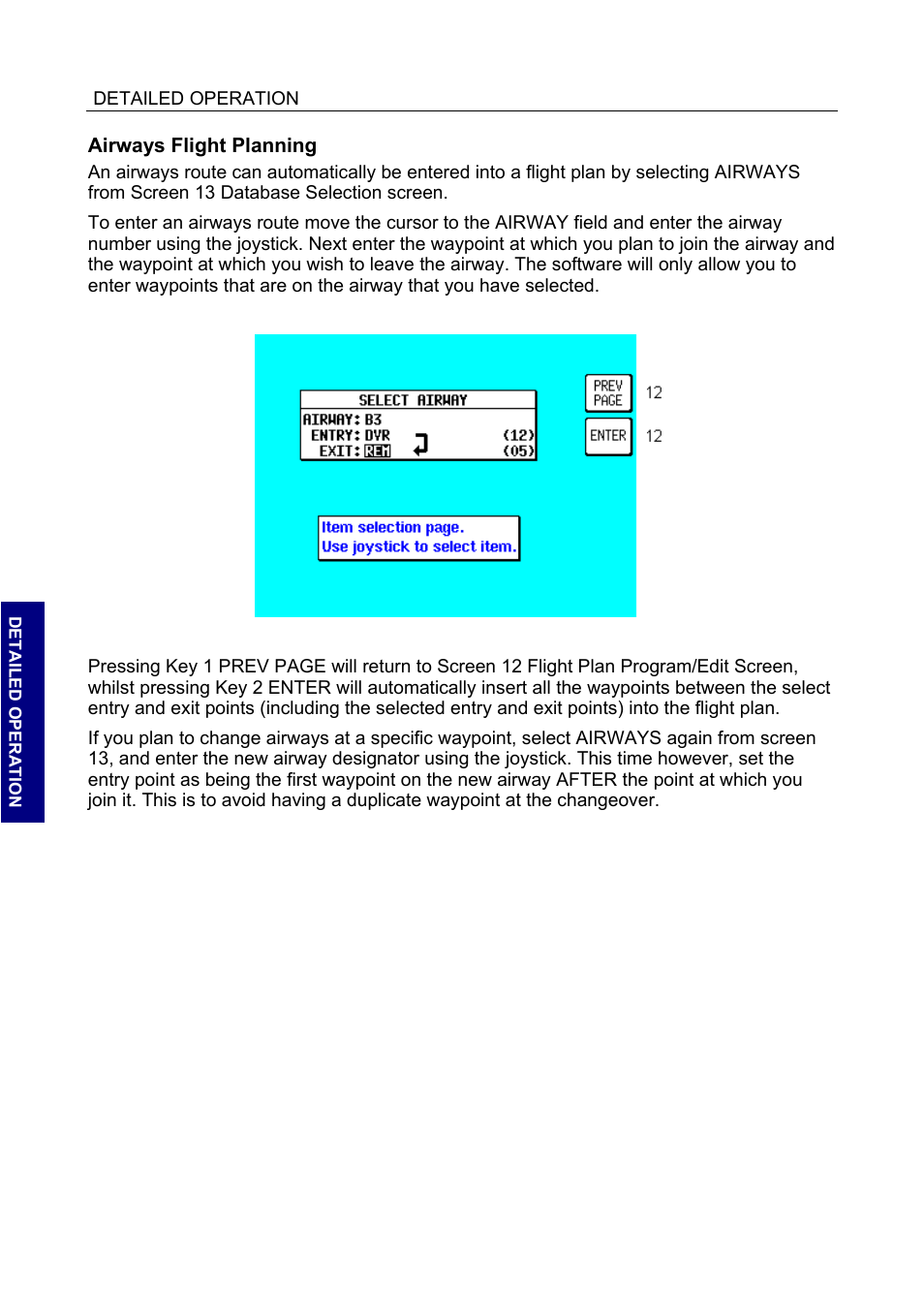 Airways flight planning, Airways flight planning 25 | BendixKing SKYMAP IIIC User Manual | Page 68 / 155