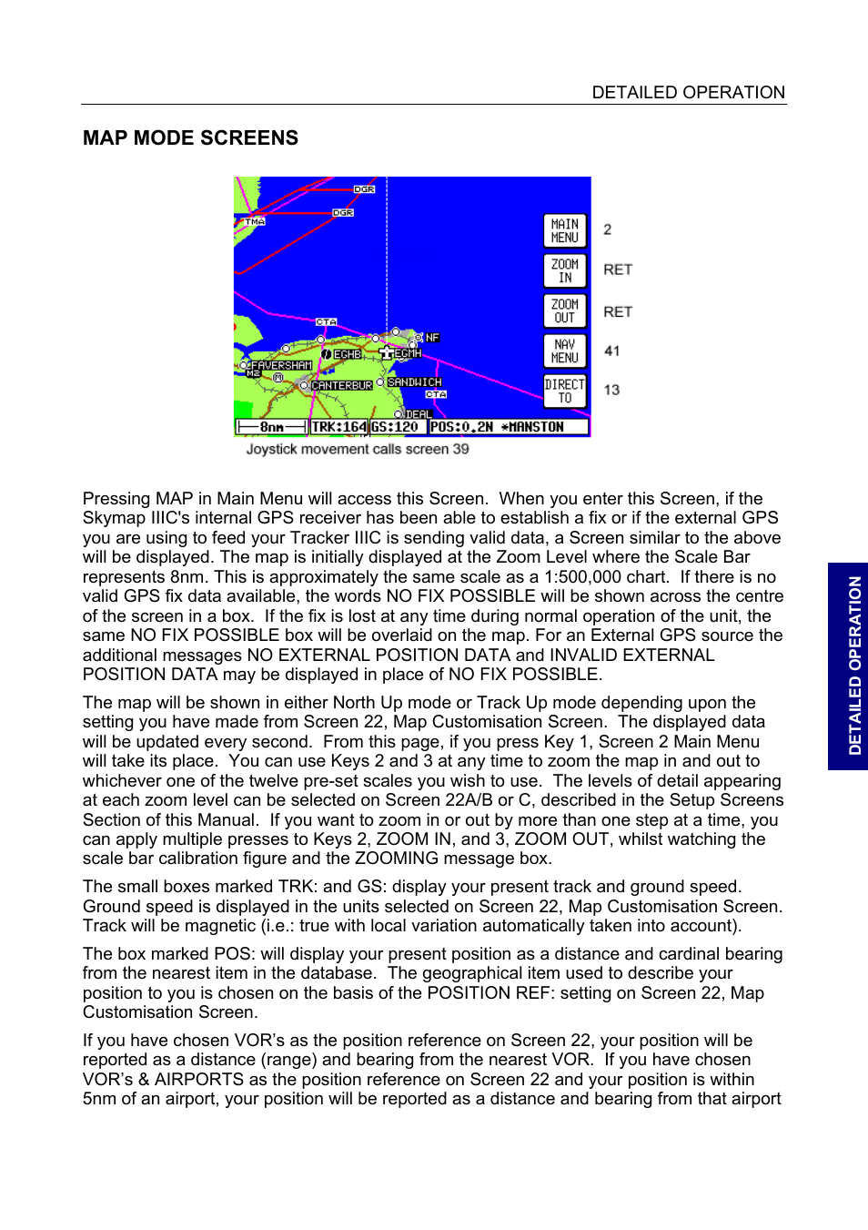 Map mode screens, Map mode screens 26 | BendixKing SKYMAP IIIC User Manual | Page 69 / 155