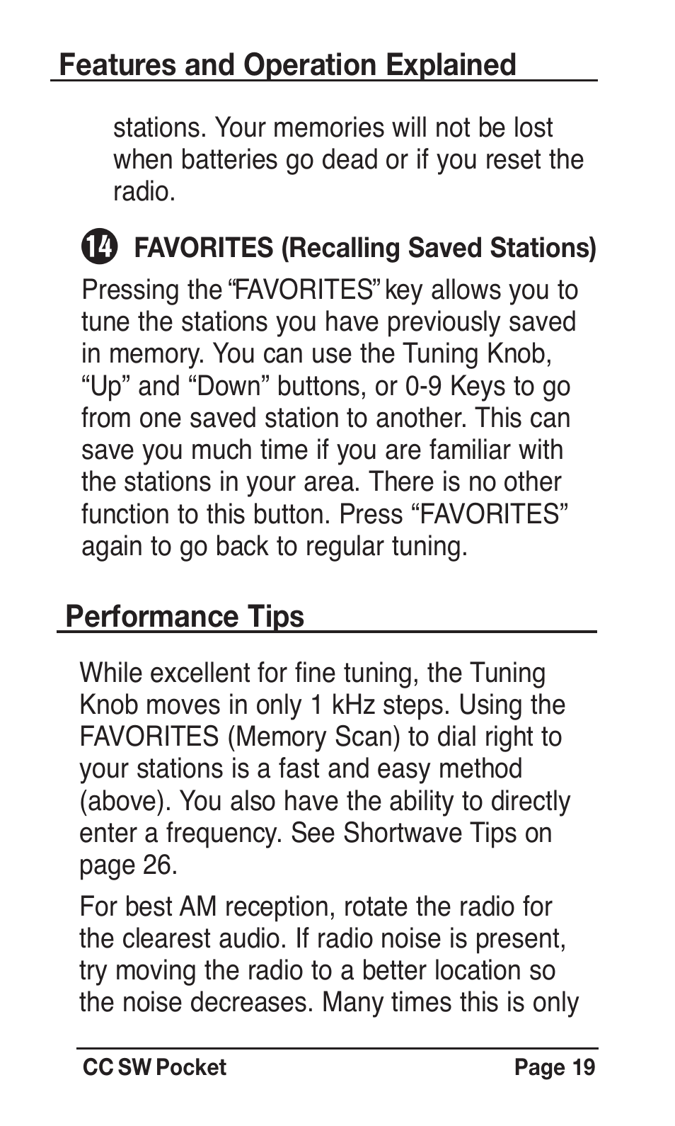 C. Crane SWPR User Manual | Page 19 / 32